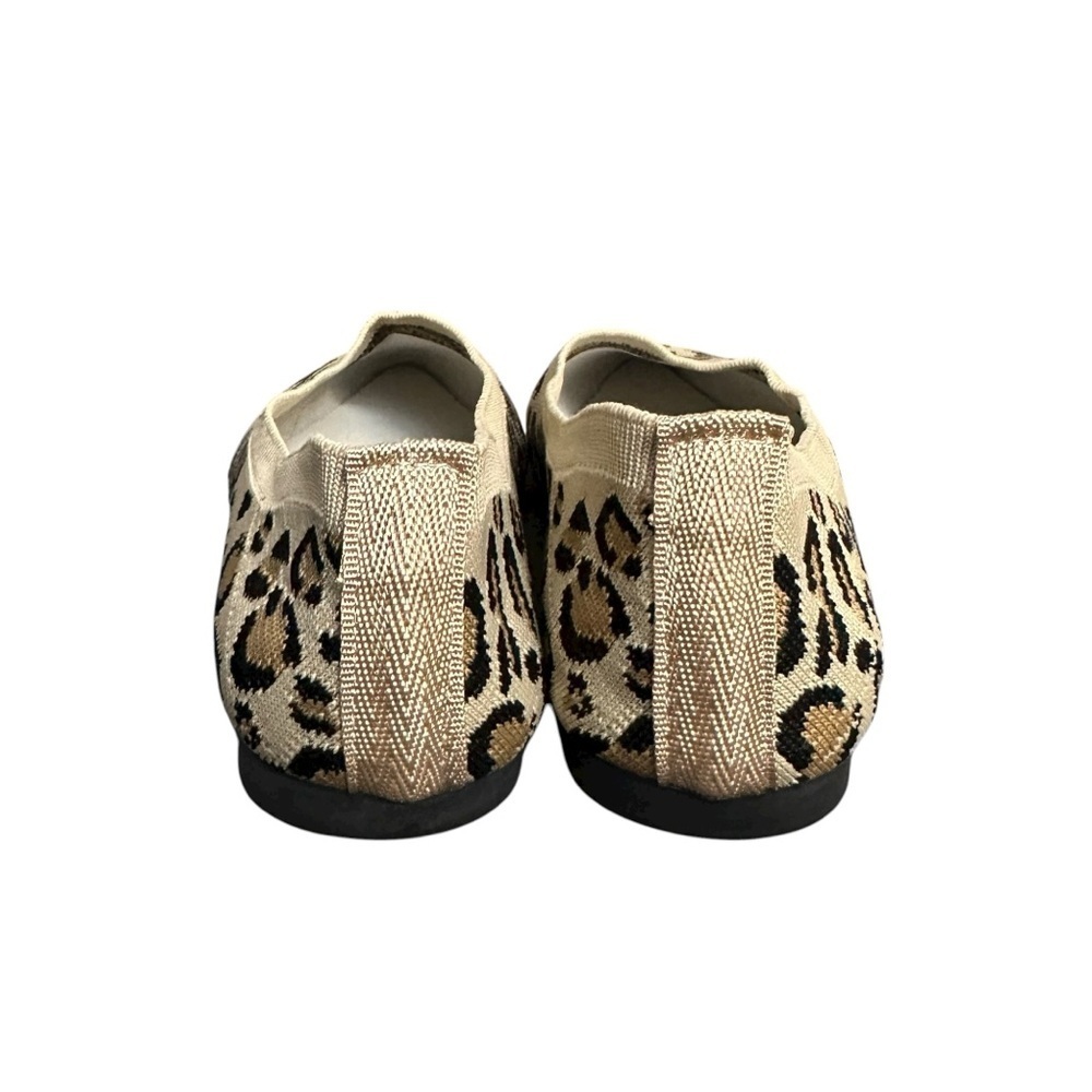 Leopard Print Pointed Toe Flats 7.5 - Picture 8 of 11